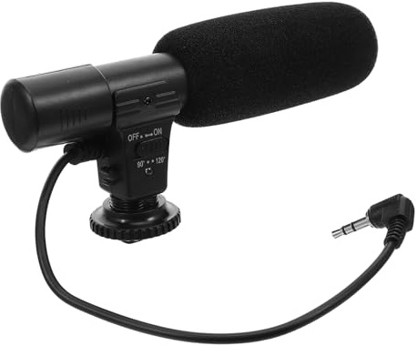 MAJORMENCH Professional Dslr Interview Microphone for Camera and Camcorder, External Video Recording Mic with Directional Audio for Vlogging and Filming