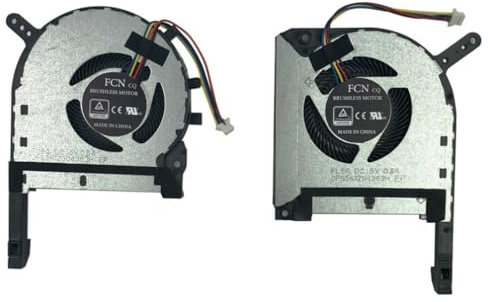 Ventola di raffreddamento di ricambio per Asus TUF Gaming FX505 FX505GE FX505GM FX505DT FX705 CPU del computer portatile/GPU Fan con 4-Pin Connettore (CPU+GPU FAN)