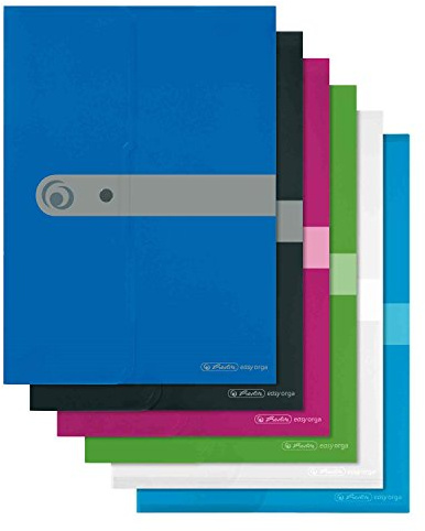 herlitz Dokumententasche easy orga to go, DIN A5, weiß VE=6