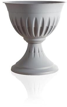 Bama Vaso per Fiori Alba, 30 x 43 x 46 cm, Grey, 43 cm