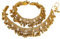 Shining Diva Bracelets de cheville plaqués or pour femmes (5634a), Adjustable, Métal, Pas de gemme