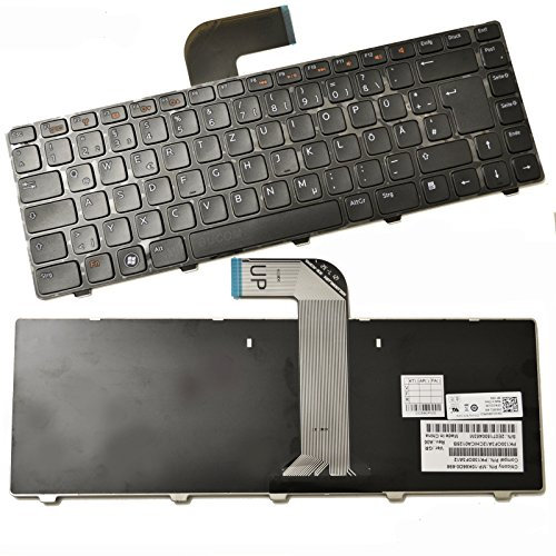 Bucom Tastatur für Dell Vostro XPS L502 L502X 3350 3450 3550 3460 3555 QWERTZ Keyboard