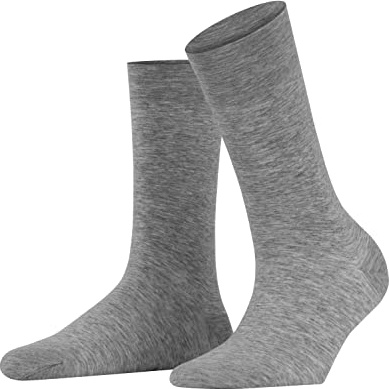 FALKE Damen Socken Sensual Cashmere, Baumwolle Kaschmir, 1 Paar, Grau (Anthracite Melange 3089), 35-38