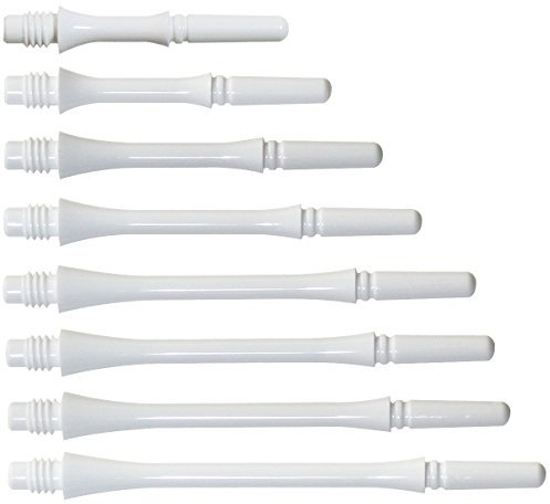 PerfectDarts 1 x Set Cosmo Dart Stems SHAFTS, Slim Wei§ Locked Size 2
