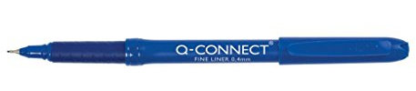 Q-Connect KF25008 Fein-Liner und Pigmentliner Feinliner 0,4mm blau