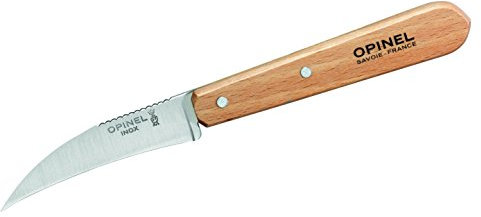 Opinel 1434 Gemüsemesser, Gebogene Klinge, Sandvik-Stahl Messer, grau, M