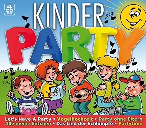 Kinderparty (56 Kinderlieder auf inkl. Vogelhochzeit, Alle meine Entchen, Das Lied der Schlümpfe...)