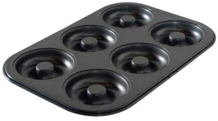 Nordic Ware 6 Cavity Donut Pan, Metal