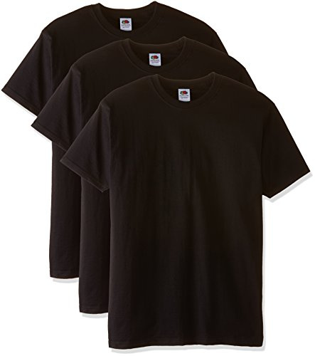 Fruit of the Loom Men's Super Premium Short Sleeve T-Shirt Pack of 3