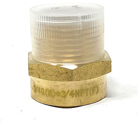 Gewindeadapter G (metrisches BSPT) auf NPT Gewindebuchse, bleifreier Adapter (3/4 Zoll)