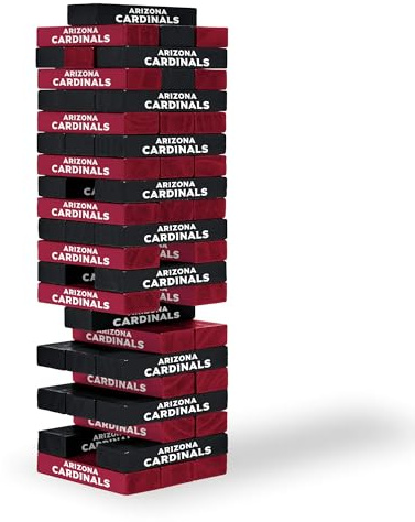 Wild Sports NFL Arizona Cardinals Table Top Stackers 3 x 1 x .5, Team Color