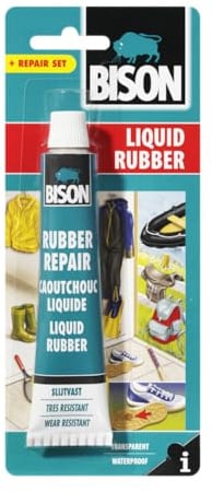 Bison Flüssiggummi-Reparatur-, Schutz- und Imprägnierpaste, 50 ml, transparent