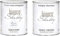 CHALK PAINT Bianco Ghiaccio & FINITURA - Pittura Shabby Chic EXTRA OPACA (1 litro) + Finitura Trasparente Opaco (1 litro)