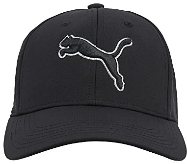 PUMA, Evercat Dillon, Stretch Fit Cap, Schwarz/Silber, L/XL