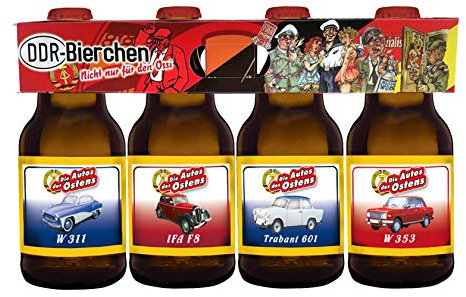 Auto des Ostens Bier im DDR-Motiv Träger (Teil 1)