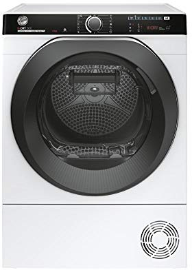 HOOVER Asciugatrice ND H9A3TCBEXS-S H-DRY 500 Aquavision, 9 Kg Classe A+++ Pompa di calore