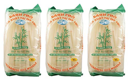 Bamboo Tree Rice Noodle (Extra Large-10MM) 400g - Pack of 3