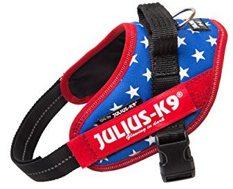 Julius-K9 IDC Powergeschirr für Hunde mit zwei kostenlosen benutzerdefinierten Patches, Ameri-Canis Mini-Mini, XS/Mini-Mini(Brust: 39,4–52,1 cm)