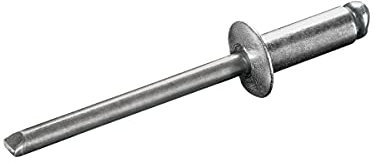 GOEBEL® - 1000 x Blindnieten Aluminium (Ø x L) 4,0 x 12,0 mm - ISO15981 - Flachkopf Niete - Popniete - STANDARD