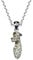 HALSKETTE mit Anhänger Damenschuh/Echt Silber 925 mit Zirkonia/Jugendstil Collier/Steinfarbe: klar weiss/Online Shop Schmuck kaufen / 54061