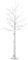 VOLTRONIC LED Baum Birkenoptik, innen und außen, IP44, warmweiß, Timer, Fernbedienung, Größenwahl, 150 cm 128 LEDs