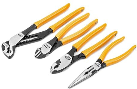 GEARWRENCH 4 Piece Dipped Mixed Material Plier Set - 82203-06