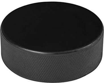 JELEX Bully Eishockey Puck aus robustem Hartgummi in klassischem Schwarz, mit glatter Oberfläche und angerauter Seitenfläche. Maße: 7,5 cm Durchmesser und 2,5 cm Höhe. Gewicht 160 g