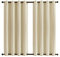 MENGH Outdoor Vorhang Wetterfest mit Ösen Oben und Unten 1 Stück 280g/m² 100% Polyester (Mehrere Farben und Größen zur Auswahl) wärmeisoliert UVschutz wasserdicht für Garten Terrasse Pavillon Veranda