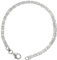 Original italienisches Byzantiner Königsarmband 925 Silber 3mm breit 17 cm Silberarmband Armband Damen Herren Schmuck ab Fabrik tendenze Italy