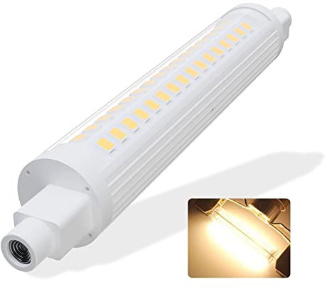 BVCL R7S LED 118mm Hightlight Birne, Warmweiß 3000K, 10W R7S LED Lampe Ersatz für 100W Halogenlampen, Nicht dimmbare, 1000lm 220V, Kein Flackern (Color : Warm White, Size : 1pcs)