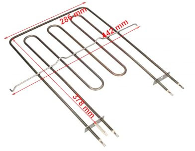 JCSPARES® - Resistenza Superiore Grill Doppia 2250 + 556 Watt Per Forno Elettrico Compatibile Con Hotpoint Ariston