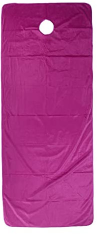 Sonew Drap de Lit pour Salon de beauté 80 X 200 Cm, Couvre-lit de Massage Spa Doux et Confortable avec Trou pour le Visage, Couverture de Table de Massage pour Lavage en Machine