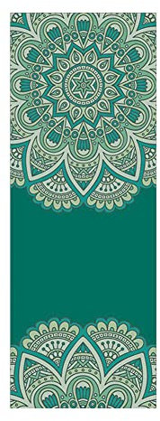 Morbuy Mikrofaser Hot Yoga Handtuch, Yoga Mat 185x65cm rutschfest Fitnesstuch Weich Atmungsaktiv Antirutsch Yogatuch Gilt für Fitness Ausbildung (185x65cm,Muster 6)