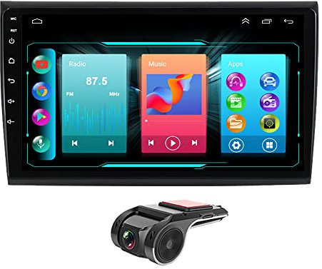 DVR+ 9 GPS Für FIAT Brava Bravo 2007-2014 Android 12 Autoradio Navi GPS DAB+Radio HD Touchscreen Autoradio Bluetooth CarPlay Navigation WiFi,Mirrorlink,FM RDS Radio OBD USB DVR +Lenkradkontrolle DSP