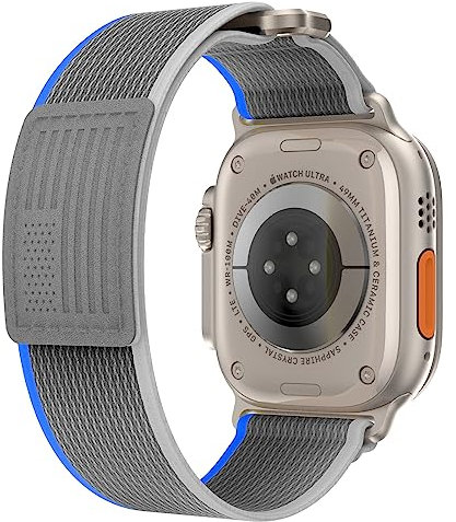JHTSOLE Cinturino in Nylon Trail Loop per Watch Ultra 2 SE 2 Band 41mm 40mm 38mm Soft Sport Sostituzione Cinturino Cinturino per iWatch Series 9 8 7 6 5 4 3 2 SE