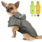 Hunde Regenjacke DQGHQME Haustier Hund Regenmantel mit Kapuze, Einstellbare Hunderegenmantel, Hundemantel Wasserdicht, Reflektierend Regencape Hund, Regenjacken für Klein Mittelgroße Groß Hunde, S