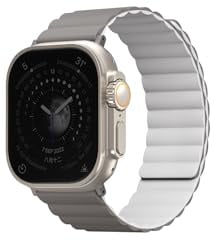 UNIQ Revix Uhrenarmband, kompatibel mit Apple Watch (49 mm), AshWhite