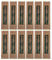 pajoma® Gewundene Stabkerze 24er-Set, Grün | Höhe 25 cm Ø 2 cm | Brenndauer ca. 5 Stunden - Spiralkerze mit 42g Wachsgewicht | Premium Qualität