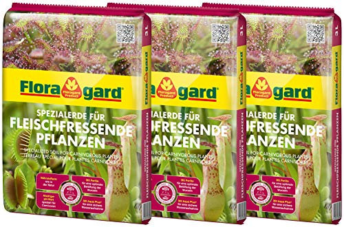 Floragard Terreau Special pour Plantes Carnivores 3x3L
