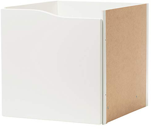 Generisch KALLAX Einsatz mit Tür, 33x33 cm, Wellenform/Weiß