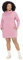 Ulla Popken Damen Sweatkleid, Stehkragen, Langarm, Taschen Kleid, Himbeere, 50-52 EU