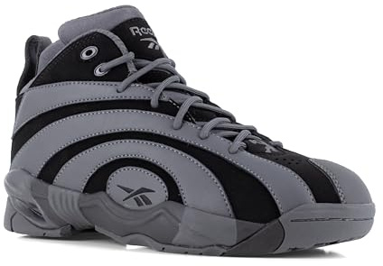 Reebok Work Men's Shaqnosis Work Black and Gray Composite Toe Boots