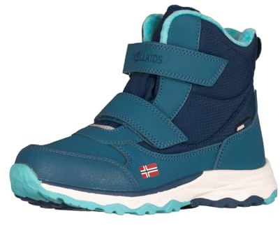 Trollkids Kids Hafjell Winter Boots 35, madeira blue