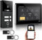 GVS - IP Video Türsprechanlage 2-Familienhaus mit Türöffner (RFID & Fingerprint), HD Kamera, 2X 10 Zoll Monitor & App - Smarte Video Türklingel mit Kamera & Gegensprechanlage (AVS5549A)