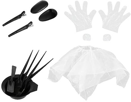 Healvian 11-teiliges Set Haarfarben-kit Salon-färbeset Kits Zum Färben Von Haaren Haarfärbemittel Werkzeug Zum Färben Von Haaren Haarfärbemöglichkeiten Haarfärbe-werkzeugset Plastik