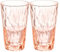 Koziol Superglas Club No.6 Lot de 2 verres à cocktail en plastique transparent luxueux incassable réutilisable pour fête, camping, 300 ml (quartz rose)