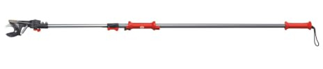 FELCO 290-4M Teleskop-Astschere für den Schnitt in großer Höhe, 4 m, 35 mm | Teleskopstange bis 4 m, drehbarer Kopf 60-110°, Dyneema-Seil, Antihaftklinge, Aluminium und Kohlefaser. Swiss Made.