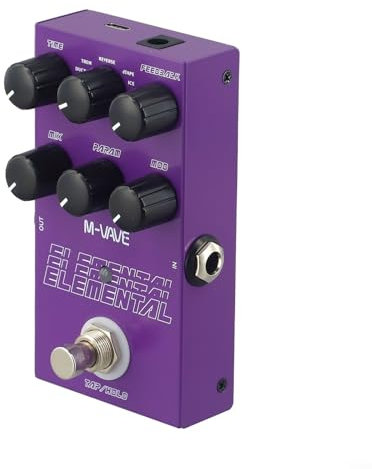 9 Delay Effects Digital Pedal für Gitarre mit langer Verzögerungszeit und für TAP/HOLD Modus für musikalische Vielseitigkeit