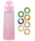 Scented Water Bottle, 650ml, with 7 Flavour Pods, BPA-Free, Leakproof Sports Bottle, Multiple Colours (Pink)