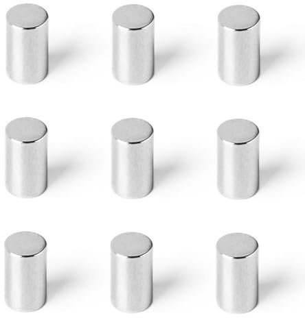 Strong Magnets Neodym Magnet - Rund 3 x 6 mm - 200 Stück - Extra stark, hält bis 345 g - Für Magnettafel, Kühlschrank, Whiteboard, Pinnwand, Büro